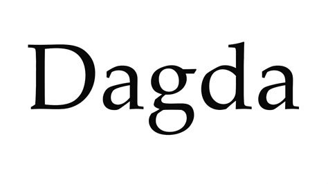 dagda pronunciation